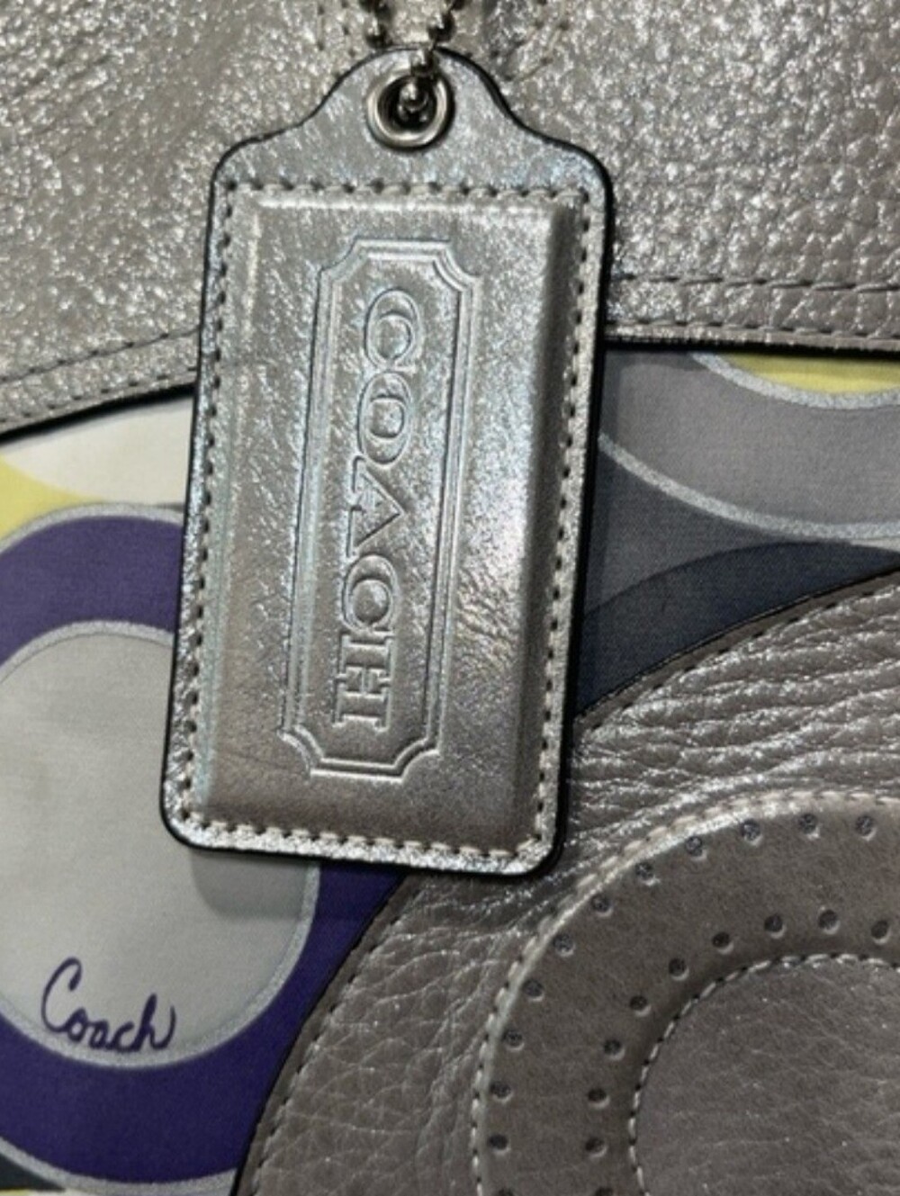 Coach Julia Op ART Tote Bag - Picture 2 of 8